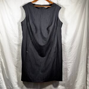 Calvin Klein Shift Dress Size 18W Business Chic Classi